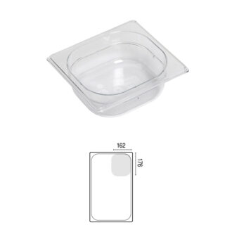 Bacinelle Gastronorm 1/6 In Policarbonato – Mori 2A