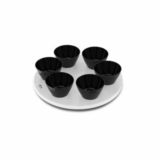 Modulo Buffet Completo Di Tagliere Tondo In Legno Ø 400 mm E 6 Bowl Vari Colori – MOA Modulo Buffet Completo Di Tagliere Tondo In Legno Ø 400 mm E 6 Bowl Vari Colori – MOA