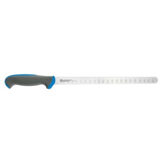 Coltello Salmone 32 cm Lama Alveolata Blu Linea Tecna – Ambrogio Sanelli