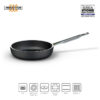 Padella Bassa Nera Alluminio Antiaderente Induzione 4 mm – Ballarini Professionale