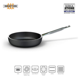 Padella Alta Nera Alluminio Antiaderente Induzione 4 mm – Ballarini Professionale Padella Alta Nera Alluminio Antiaderente Induzione 4 mm – Ballarini Professionale