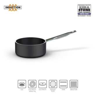 Casseruola Media 1 Manico Nera Alluminio Antiaderente Induzione 4 mm – Ballarini Professionale Casseruola Media 1 Manico Nera Alluminio Antiaderente Induzione 4 mm – Ballarini Professionale
