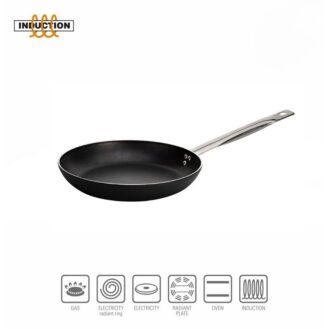 Padella Bassa Nera Alluminio Antiaderente Induzione 4 mm – Ballarini Professionale Padella Bassa Nera Alluminio Antiaderente Induzione 4 mm – Ballarini Professionale