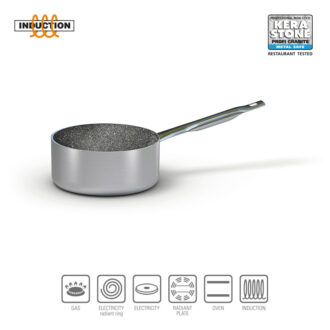 Casseruola Media 1 Manico Granite Alluminio Antiaderente Induzione 4 mm – Ballarini Professionale