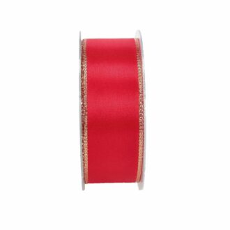 Nastro Economy XMas 40 mm Con Bordo Dorato Colori Assortiti – Mabella