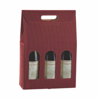 Astuccio Portabottiglie Onda Bordeaux – Scotton Astuccio Portabottiglie Onda Bordeaux – Scotton