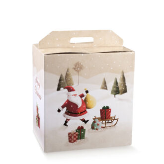 Scatola con manico “Santa Claus”