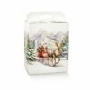 Scatole Portapanettone E Bottiglia Paesaggio Innevato Natalizio – Scotton
