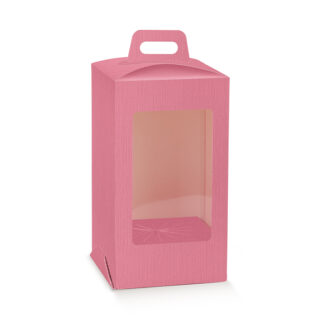 Scatola Portauovo Con Finestra Fibra Rosa – Scotton