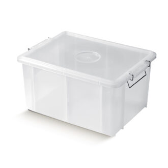 Cassetta Box Trasparente Con Coperchio – Giganplast