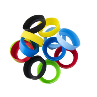 Cf. 12 pz Collari Colorati Per Dispenser Salse – Tablecraft Cf. 12 pz Collari Colorati Per Dispenser Salse – Tablecraft