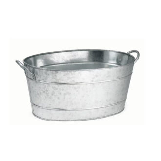 Secchio Ovale Portabottiglie In Acciaio Galvanizzato – Tablecraft