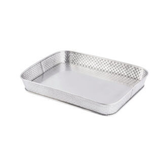 Vassoio In Acciaio Inox Martellato Linea Brickhouse – Tablecraft