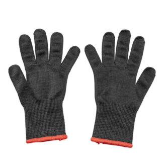 Cf. 2 pz Guanti Neri Antitaglio Con Bordo Rosso Taglia XS – Tablecraft