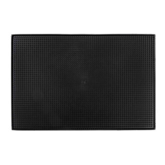 Tappetino Bar Mat Nero In Gomma – Tablecraft
