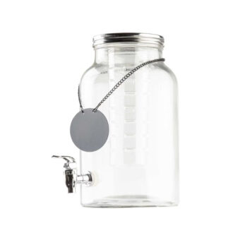 Dispenser Per Succhi In Mini Barattolo Di Vetro Con Infusore 5,5 lt – Tablecraft