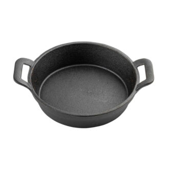 Casseruola Nera Tonda In Ghisa Con 2 Manici – Tablecraft