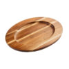 Vassoio Ovale In Legno Per Piatto In Ghisa – Tablecraft