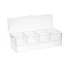 Portacondimenti In Acrilico Trasparente Con Fondo Chiuso, Vaschette E Coperchio – Tablecraft