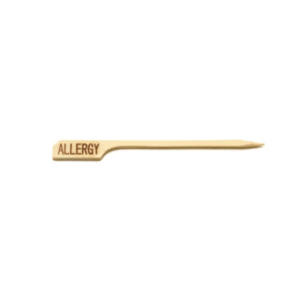 Cf. 100 pz Stecconi In Bamboo Paddle Allergy – Tablecraft Cf. 100 pz Stecconi In Bamboo Paddle Allergy – Tablecraft