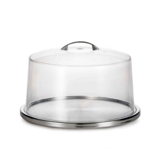 Piatto Torta In Acciaio Ø 33 cm Con Campana – Tablecraft