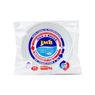Piatti Fondii In PPL Riutilizzabili 22 cm – IMB