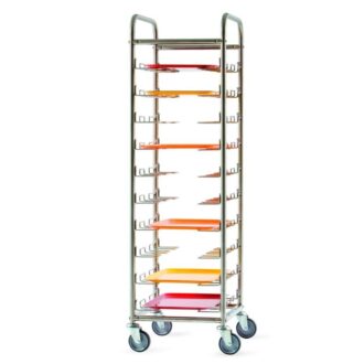 Carrello Porta Vassoi In Acciaio Inox – Gi.Metal Carrello Porta Vassoi In Acciaio Inox – Gi.Metal