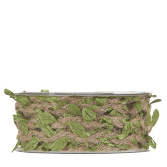 Cordino In Iuta Con Foglioline Verdi – Piovaccari