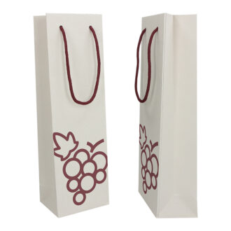 Borsa Portabottiglia Linea Grape Bianco – Mainetti
