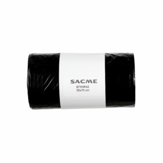Sacco Nero In PE-LD 55 x 70 cm Per Raccolta Indifferenziata – Sacme