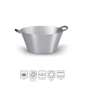 Colapasta Conico 2 Maniglie Alluminio – Ballarini Professionale