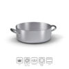 Casseruola Bassa Alluminio 2 Maniglie – Ballarini Professionale