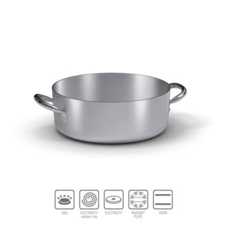 Casseruola Bassa Alluminio 2 Maniglie – Ballarini Professionale Casseruola Bassa Alluminio 2 Maniglie – Ballarini Professionale