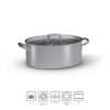 Casseruola Alluminio Ovale Con Coperchio – Ballarini Professionale