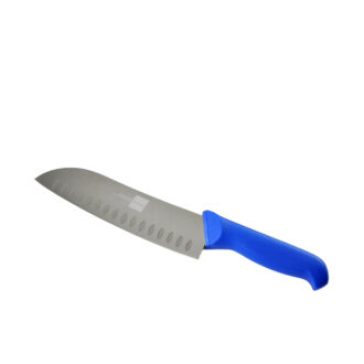 Coltello Santoku 19 cm Con Manico Blu – Svanera
