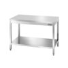 Tavolo Inox Senza Alzatina Con Ripiano Inferiore Profondità 70 cm – Amitek