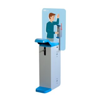 Dispenser A Gomito In Acciaio Verniciato Con Pannello – Stil Casa Dispenser A Gomito In Acciaio Verniciato Con Pannello – Stil Casa