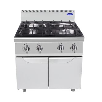 Cucina 4 Fuochi A Gas Con Ante 80 x 90 cm – Atosa