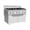 Cucina 6 Fuochi A Gas Con Ante 120 x 70 cm – Atosa