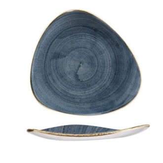 Piatto Triangolare Piano Stonecast Blueberry – Churchill Piatto Triangolare Piano Stonecast Blueberry – Churchill