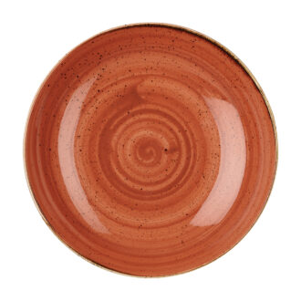 Piatto Coupe Bowl Stonecast Spiced Orange – Churchill Piatto Coupe Bowl Stonecast Spiced Orange – Churchill
