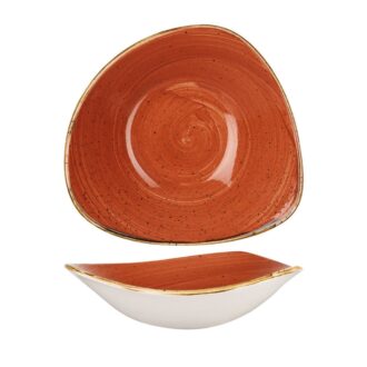 Piatto Triangolare Fondo Stonecast Spiced Orange – Churchill