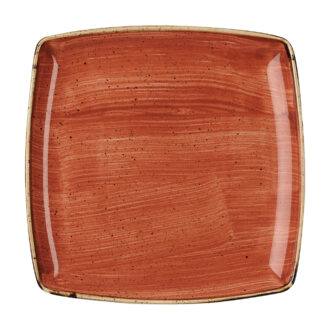 Piatto Quadrato Stonecast Spiced Orange – Churchill