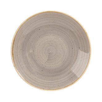 Piatto Fondo Coupe Stonecast Peppecorn Grey – Churchill