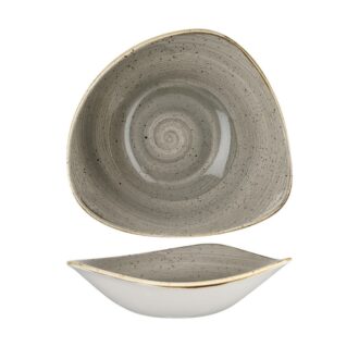 Piatto Triangolare Fondo Stonecast Peppecorn Grey – Churchill Piatto Triangolare Fondo Stonecast Peppecorn Grey – Churchill