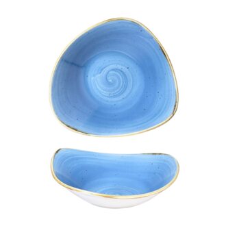 Piatto Triangolare Fondo Stonecast Cornflower Blue – Churchill Piatto Triangolare Fondo Stonecast Cornflower Blue – Churchill