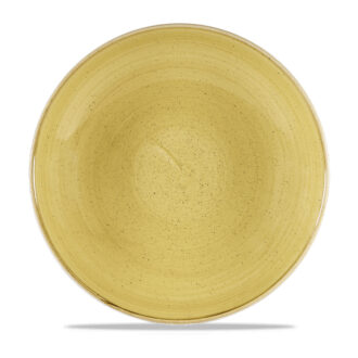 Piatto Coupe Bowl Stonecast Mustard Seed Yellow – Churchill Piatto Coupe Bowl Stonecast Mustard Seed Yellow – Churchill