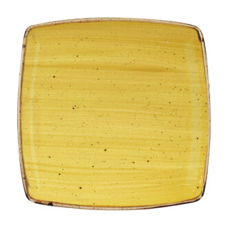 Piatto Quadrato Stonecast Mustard Seed Yellow – Churchill Piatto Quadrato Stonecast Mustard Seed Yellow – Churchill