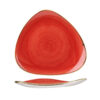 Piatto Triangolare Piano Stonecast Berry Red – Churchill