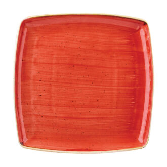 Piatto Quadrato Stonecast Berry Red – Churchill